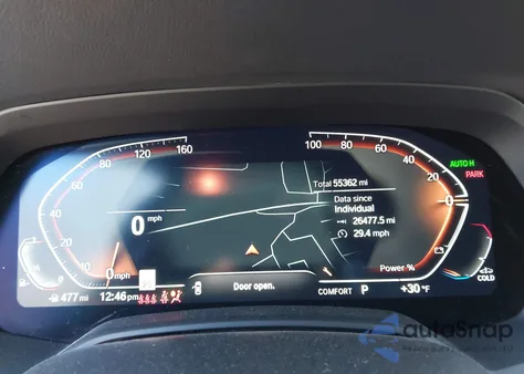 2022 BMW X6 xDrive40I z USA, uszkodzony, nr VIN 5UXCY6C03N9K74850